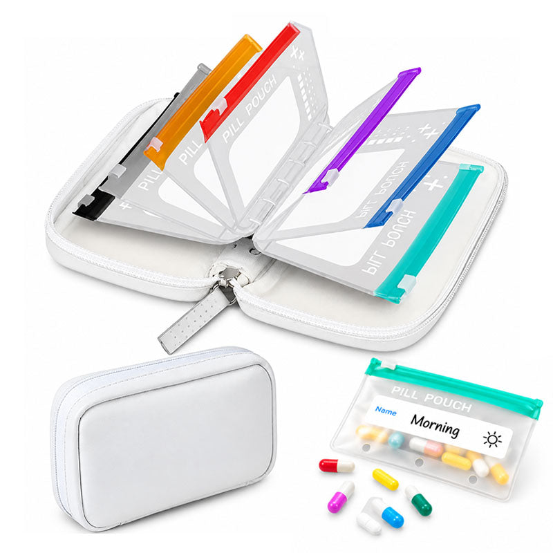 Modular Wellness Wallet β 7-Day Travel Pill & Vitamin Organizer Case (OFFER)