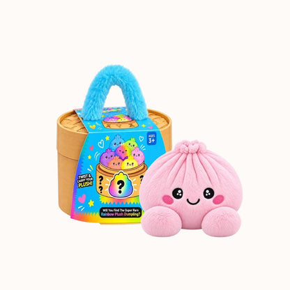 💥Last day 50% off 丨 Toaimer® Christmas Mood-Changing Dumpling Plush Set with Steamer Gift Box🎄