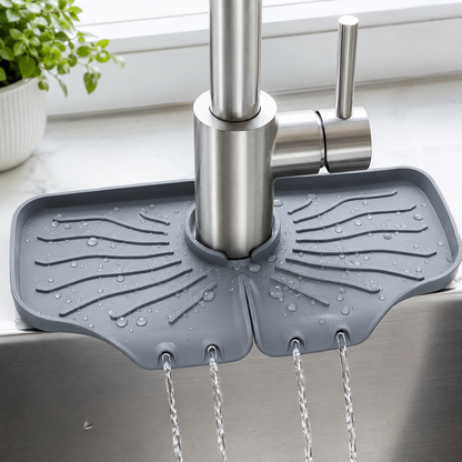BVJ® Silicone Faucet Splash Guard – Keep Your Sink Area Dry & Tidy