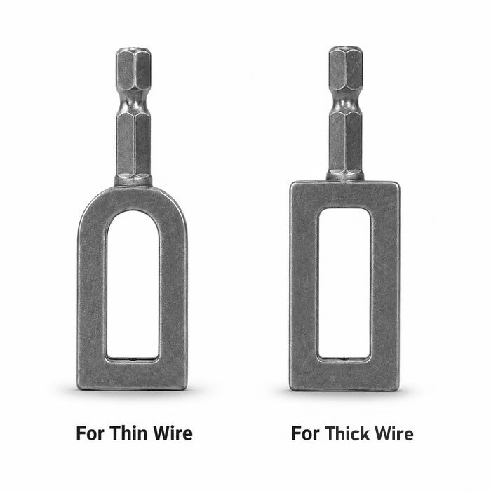 🧰BVJ® Steel Wire Twisting Tool for Drill - Fast Tightening & Auto Trimming Wire Twist Attachment