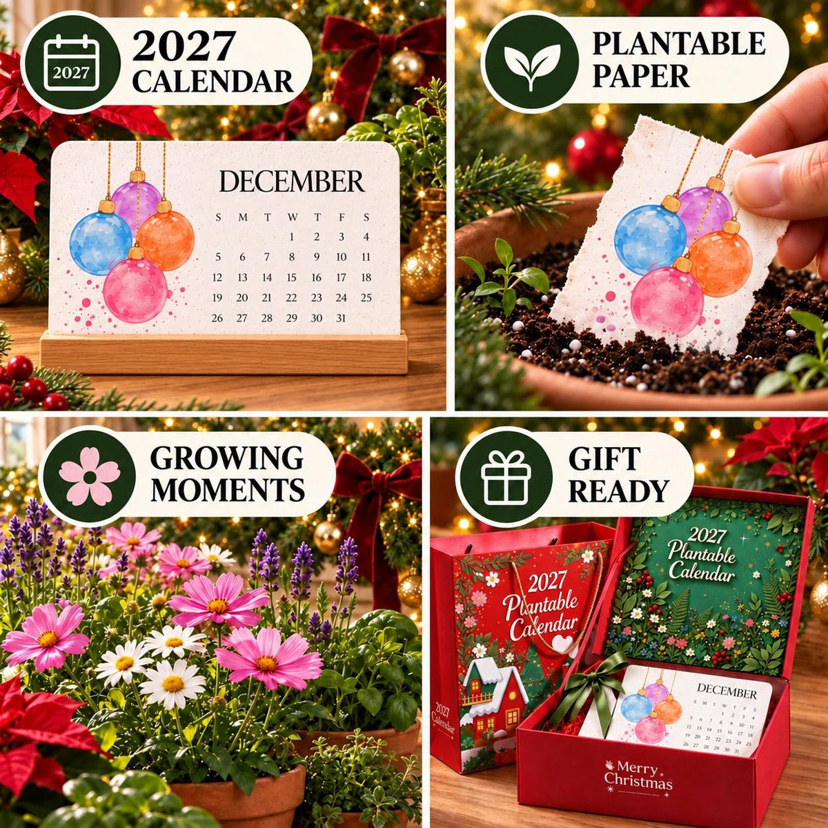 💥 Holiday Early-Bird Special: Last Day to Save 50%丨IEY®  Eco-Friendly, Plantable "Everlasting" Seed Calendar 2027🪴