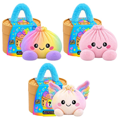 💥Last day 50% off 丨 Toaimer® Christmas Mood-Changing Dumpling Plush Set with Steamer Gift Box🎄