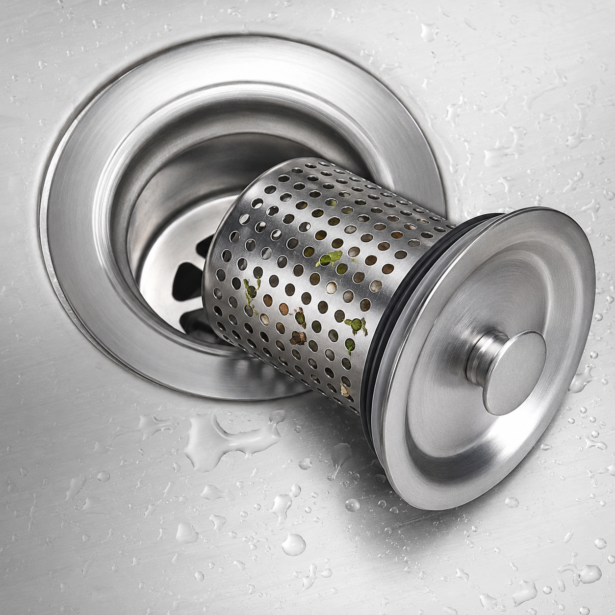 BVJ® Pop-Up Sink Strainer – Catch Debris Before It Clogs Your Drain