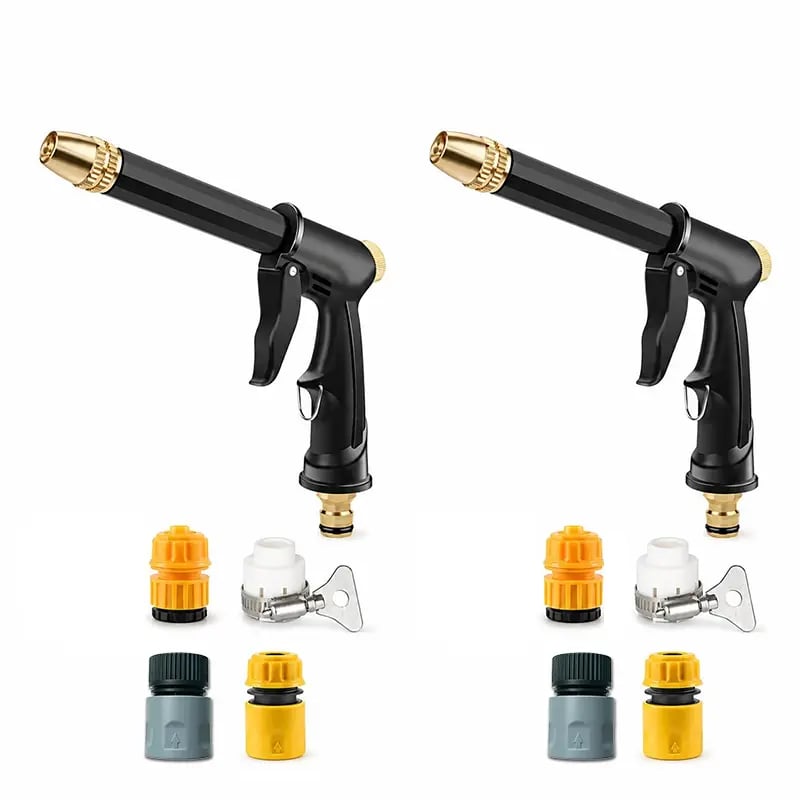 BVJ® Portable High Pressure Water Sprayer, Adjustable Garden Hose Nozzle Sprayer, Car Washing & Maintenance Tool