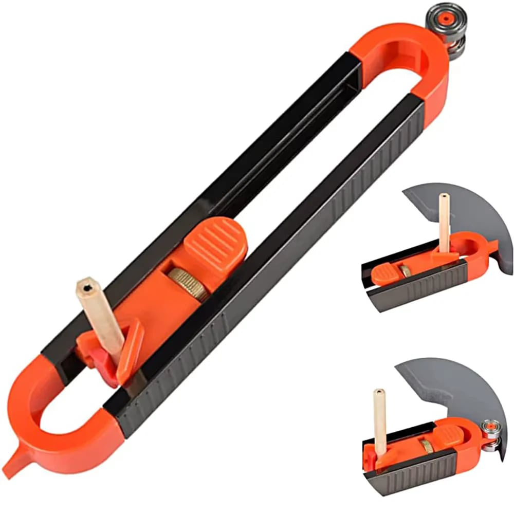 BVJ® Contour Gauge Scribe Tool with Lock and Pencil