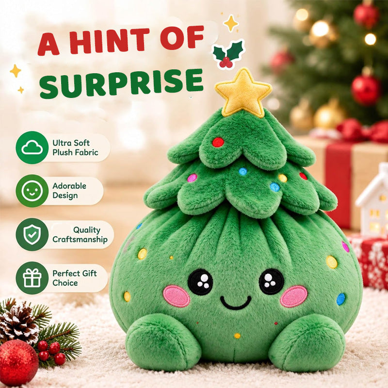 💥Last day 50% off 丨 Toaimer® Christmas Mood-Changing Dumpling Plush Set with Steamer Gift Box🎄