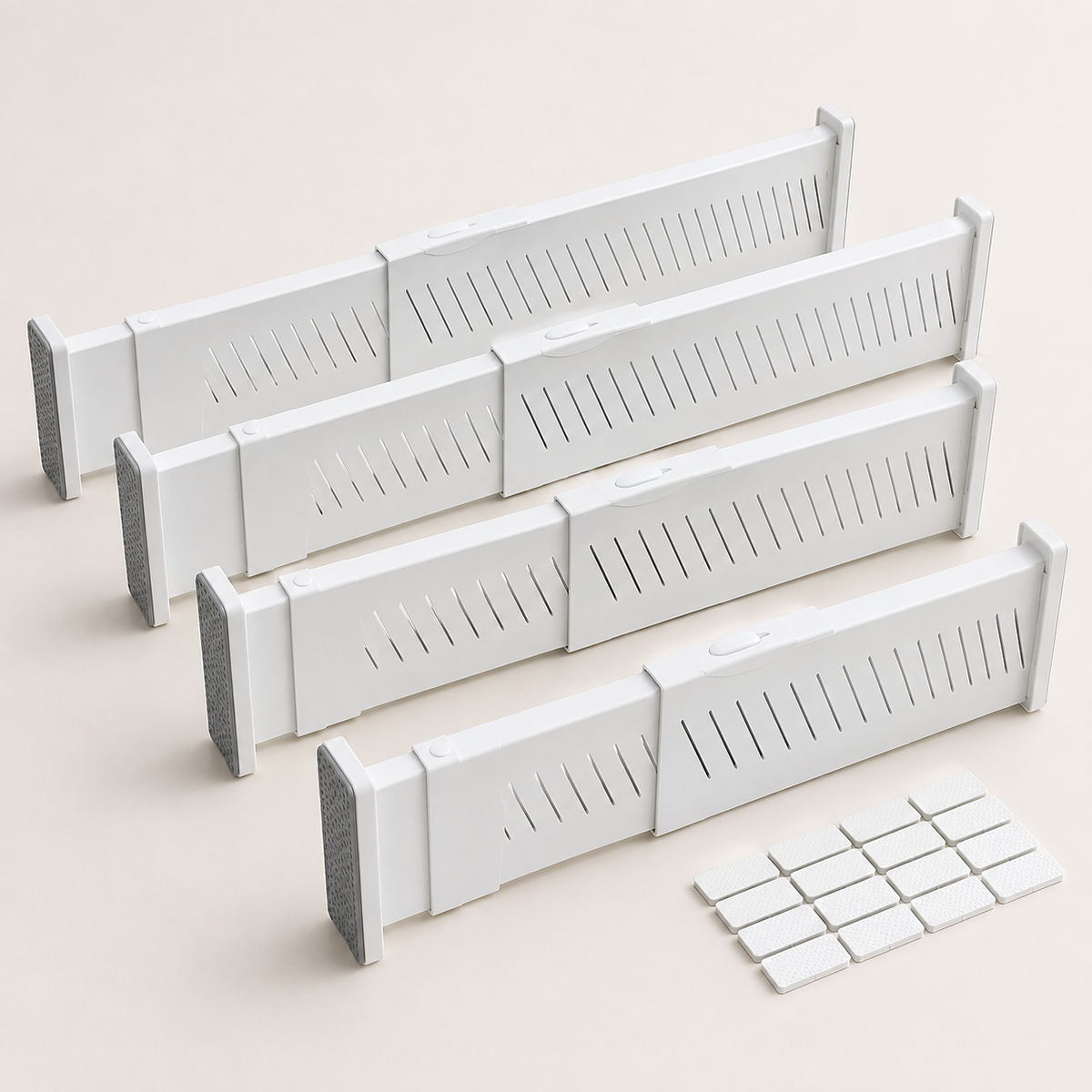 BVJ® Adjustable Drawer Dividers – Create Neater Storage in Minutes