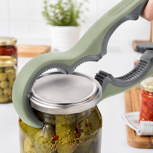 BVJ® Easy-Grip Jar & Bottle Opener – Open Tight Lids With Less Effort