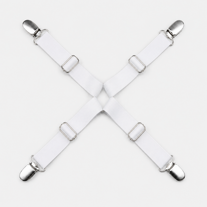 BVJ® Adjustable Bed Sheet Fasteners – Keep Your Sheets Smooth & Secure