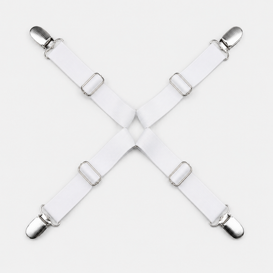 BVJ® Adjustable Bed Sheet Fasteners – Keep Your Sheets Smooth & Secure