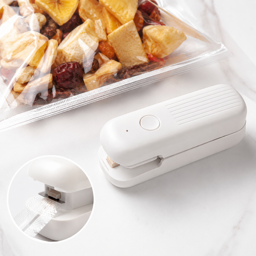 BVJ® 2-in-1 Mini Bag Sealer & Cutter – Keep Snacks Fresher for Longer