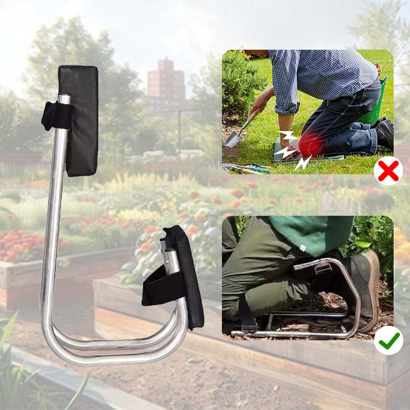 ❄️BVJ® Zomerfresh 50% Korting!🔥2-in-1 Tuinknielbank met Zitfunctie – Ergonomische Tuin Kniebank & Stoel – Opvouwbare Tuinhulp tegen Knie- en Rugpijn – Heavy Duty tot 150 kg