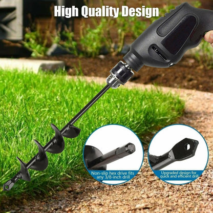 🌞 BVJ® Fris De Lente In Met 50% Korting!Tuinboor Spiraalboor voor Boormachine – Snel en Moeiteloos Planten van Bloembollen en Zaailingen