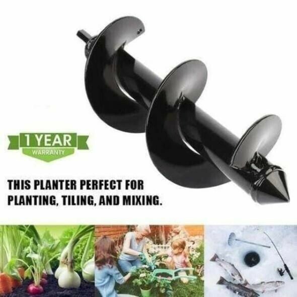 🌞 BVJ® Fris De Lente In Met 50% Korting!Tuinboor Spiraalboor voor Boormachine – Snel en Moeiteloos Planten van Bloembollen en Zaailingen
